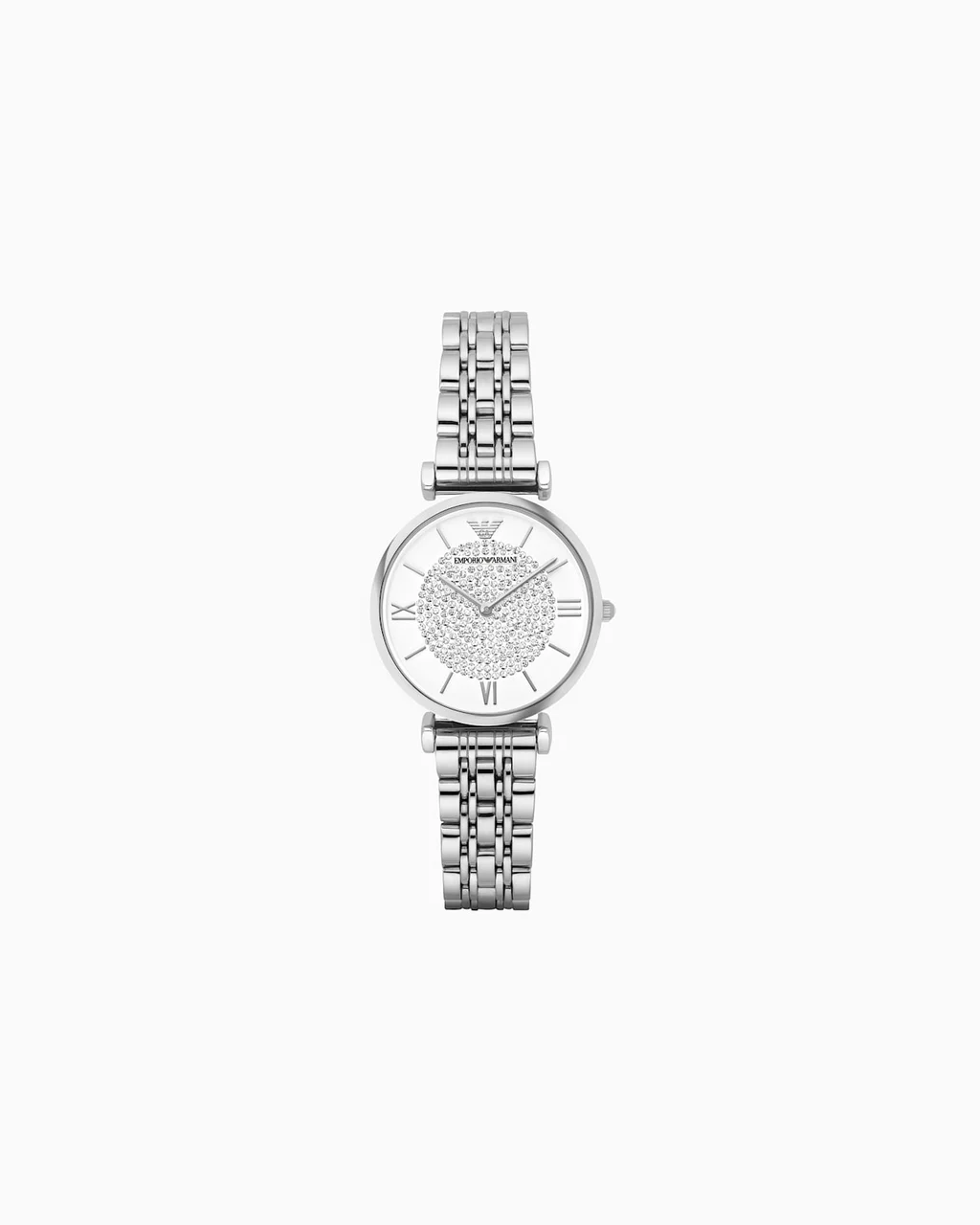 Emporio Armani Two-Hand Stainless Steel Watch AR1925 32 mm kol saati