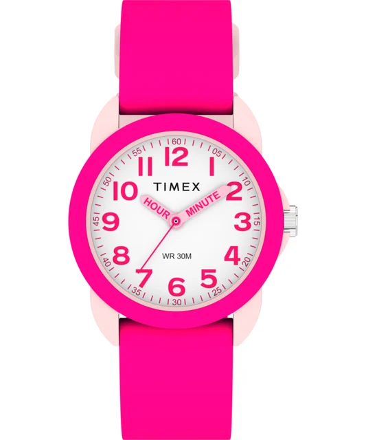 Timex TIME MACHINES® 30mm Silicone Strap Watch TW2W92200 kol saati