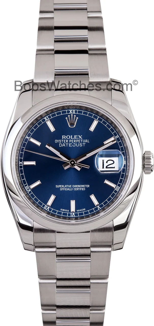 Rolex Jewels Automatic Watch 116200BLCAO 36 mm kol saati
