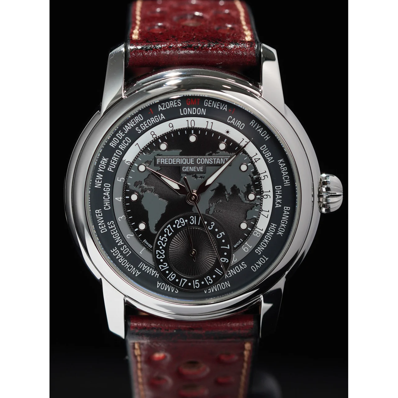 Frederique Constant World Timer 210009N32109 kol saati