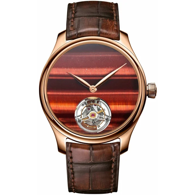 H. Moser & Cie. - Moser & Cie. Endeavour Tourbillon OX's Eye 1804-0401 kol saati