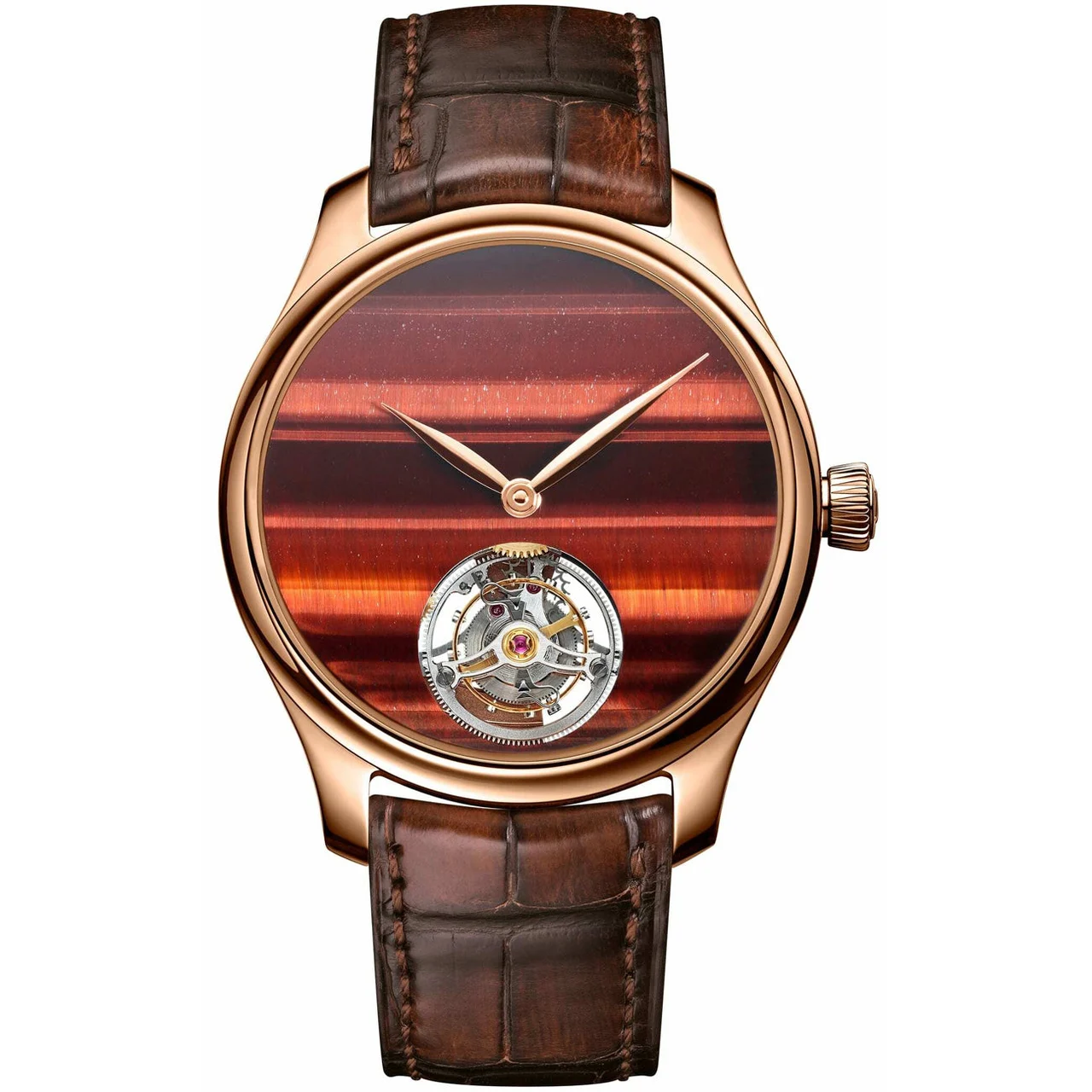 H. Moser & Cie. - Moser & Cie. Endeavour Tourbillon OX's Eye 1804-0401 kol saati