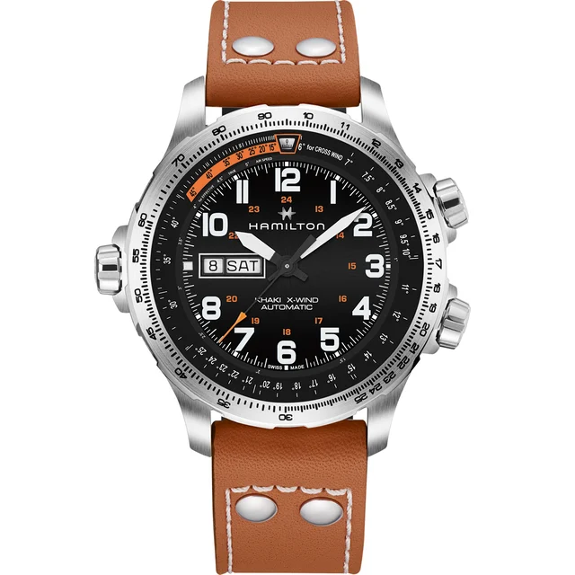 Hamilton Khaki Aviation X-Wind Day Date Auto H77755533 kol saati