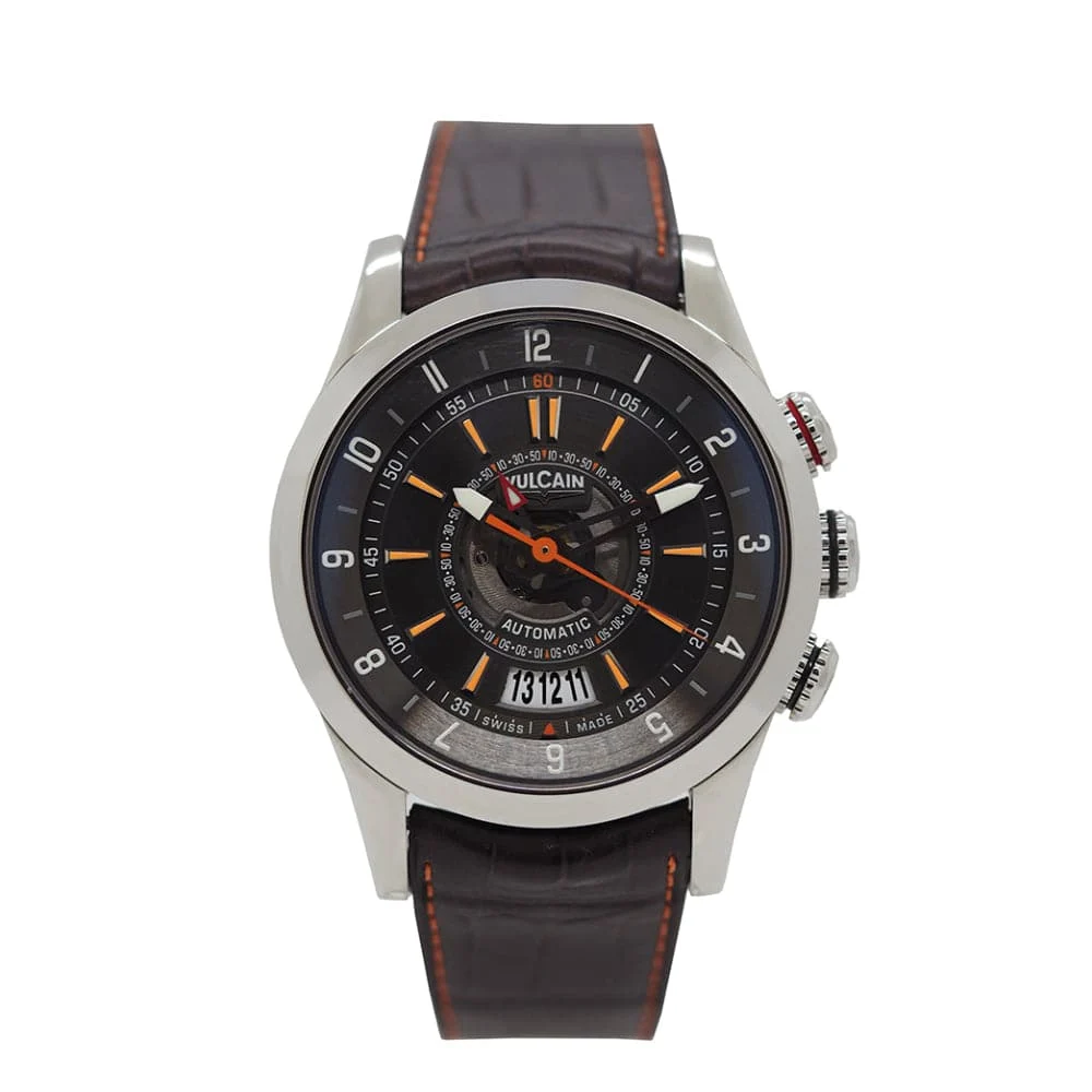 Vulcain Revolution Dual-Time VU210130.197CF 42 mm kol saati