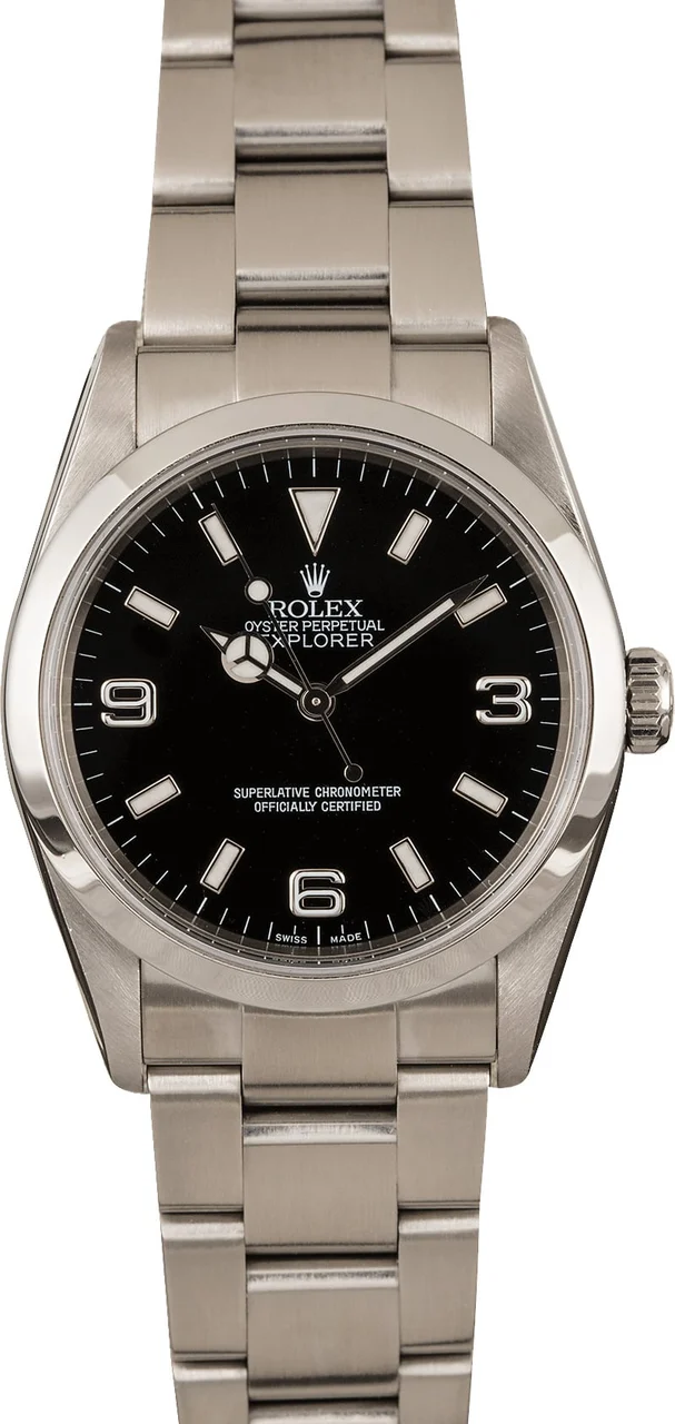 Rolex Explorer 114270 Steel Oyster Bracelet 114270BKAO 36 mm kol saati