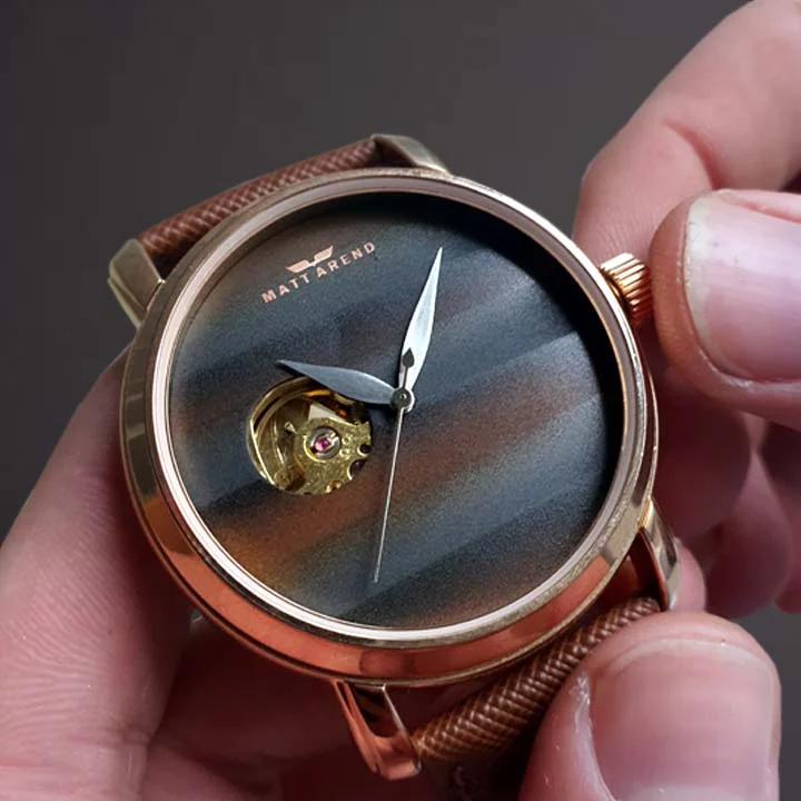 Matt Arend Woodlike MA 208 Woodlike 46 mm kol saati
