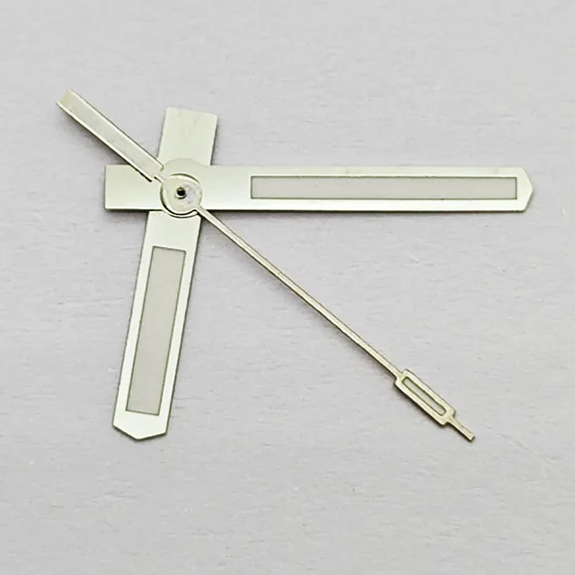 Tandorio Wide blade Silver Watch Hands Fit NH35 NH36 PT5000 ETA 2836 2824 DG2813 3804 Miyo