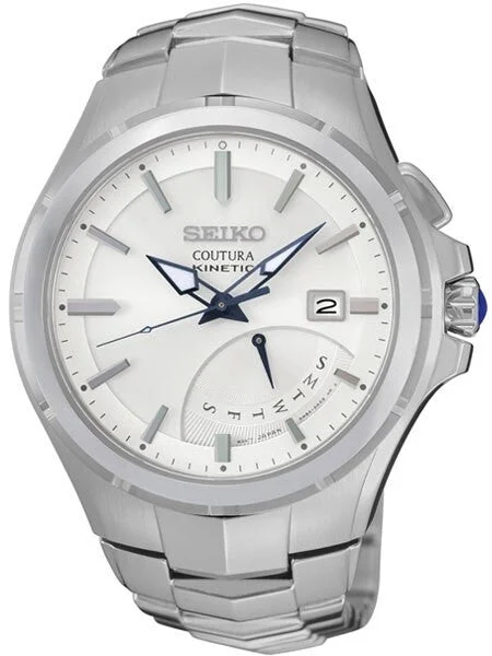 Seiko Coutura Kinetic Watch with 43mm Case and Matching Bracelet #SRN063 kol saati