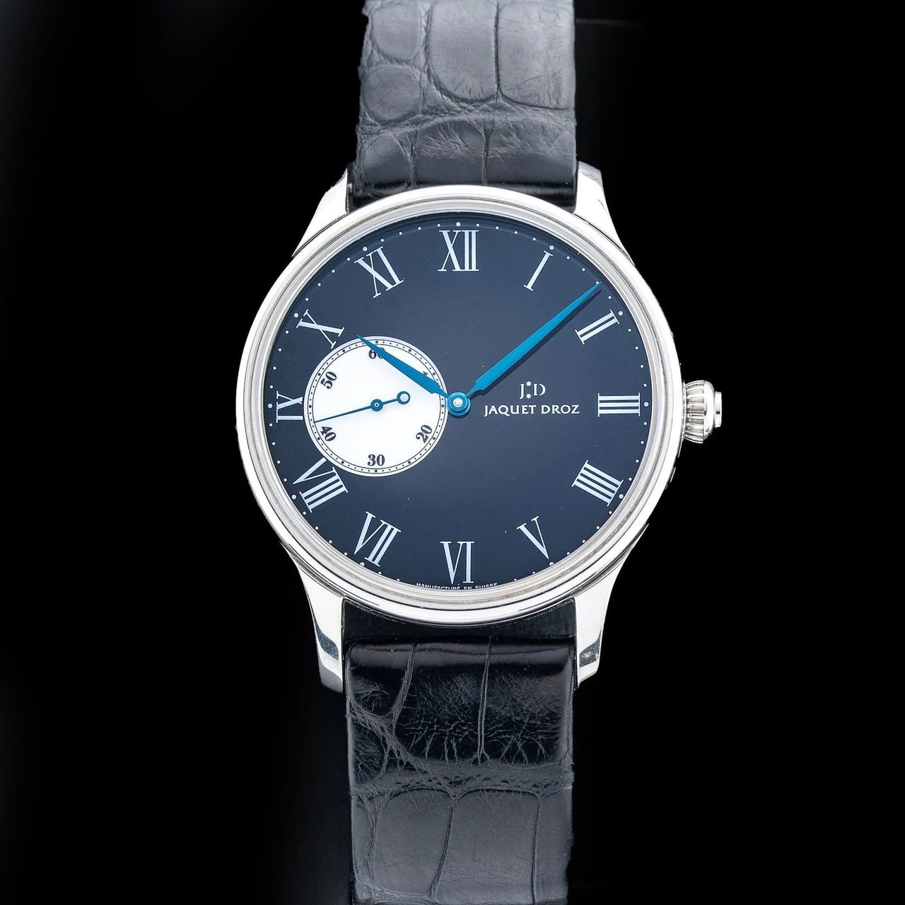 Jaquet Droz Grande Heure Minute 210009N32227 43 mm kol saati