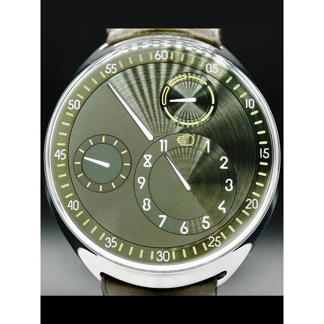 Ressence Type 1 Squared X Green 210000040102 42 mm kol saati