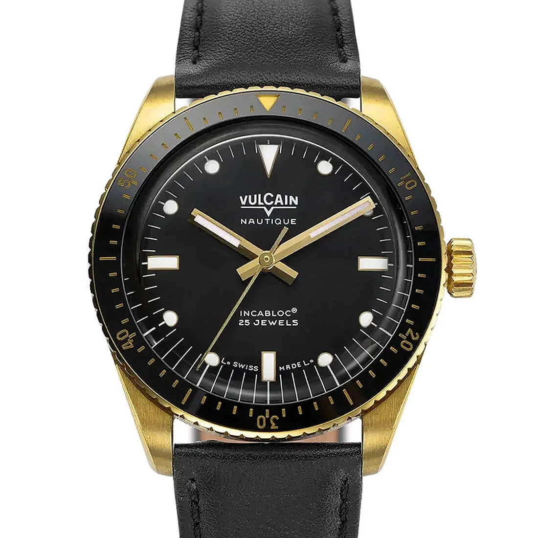 Vulcain Skindiver Nautique 42915 38 mm kol saati