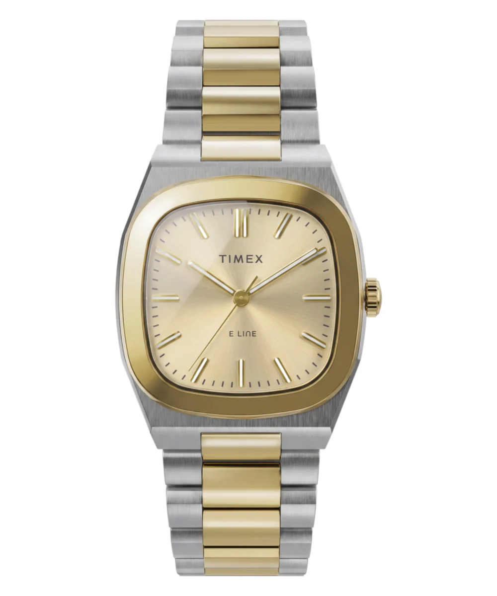 Timex Quartz E Line 30mm Stainless Steel Bracelet Watch TW6A00800 30 mm kol saati