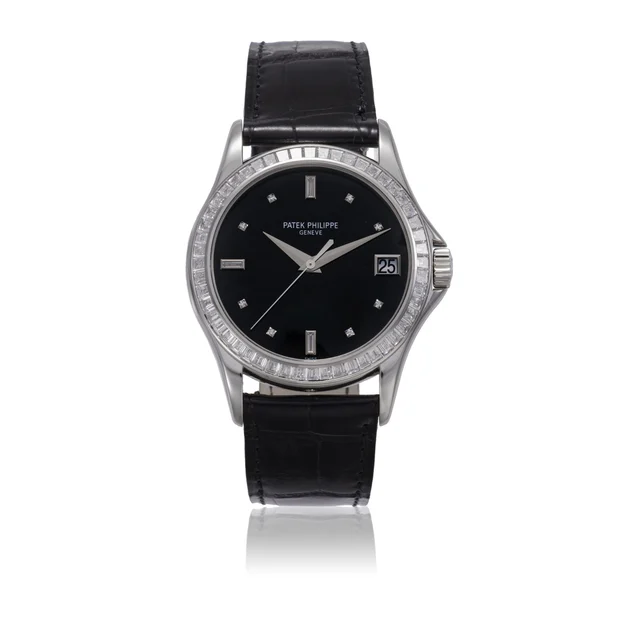 Patek Philippe PATEK PHILIPPE REF. 5118P-001, CALATRAVA, BAGUETTE DIMOAND,PLATINUM kol saa