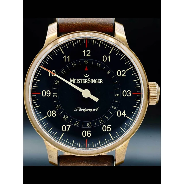 Meistersinger Perigraph Bronze AM1017BR 210000028365 kol saati