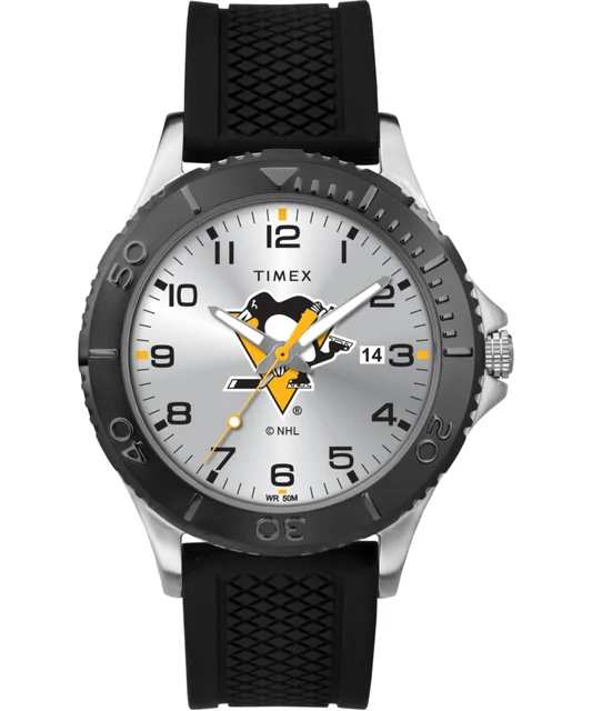 Timex Gamer Black Pittsburgh Penguins TWZHPNGMD kol saati
