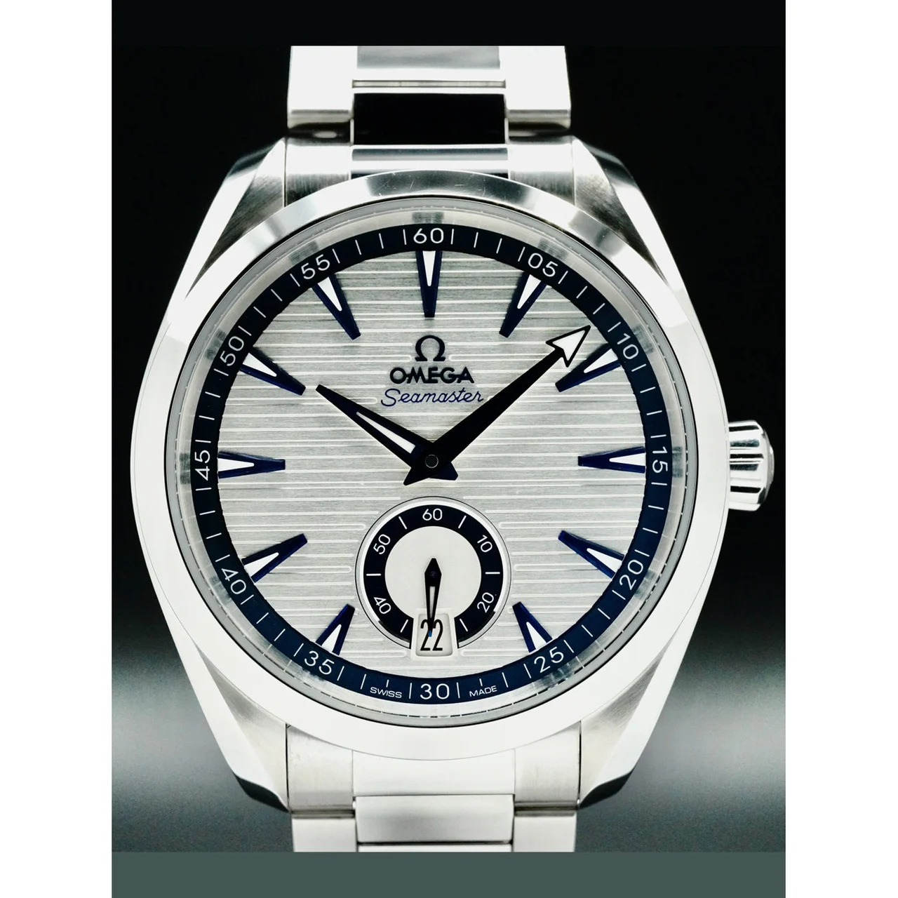 OMEGA Aqua Terra 150M Small Seconds Silver Blue Dial on Bracelet 210000051708 41 mm kol saati