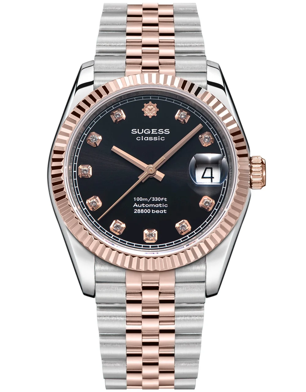 Sugess President Dj S447.YP 36 mm kol saati