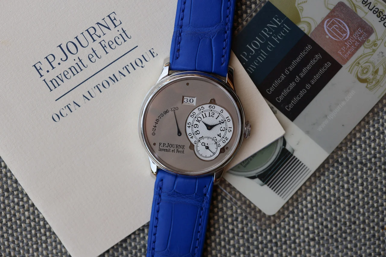 F.P. Journe Octa Reserve de Marche ref. A “38mm, Platinum, G 38 mm kol saati