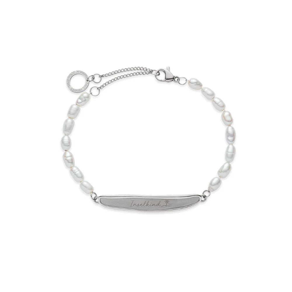Default Plate Pearl Armkette Silber PH-JE-1132 kol saati