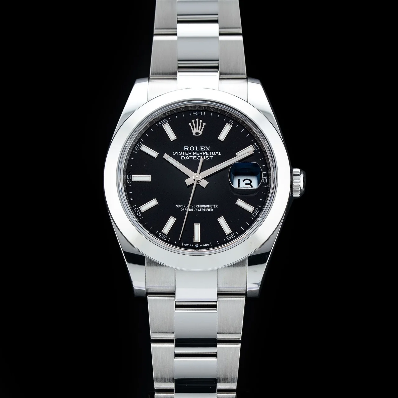 Rolex Datejust 41 Black Dial 210009N31895 41 mm kol saati