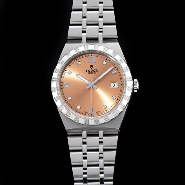 Tudor Royal 38mm Steel Salmon 210009N33994 kol saati