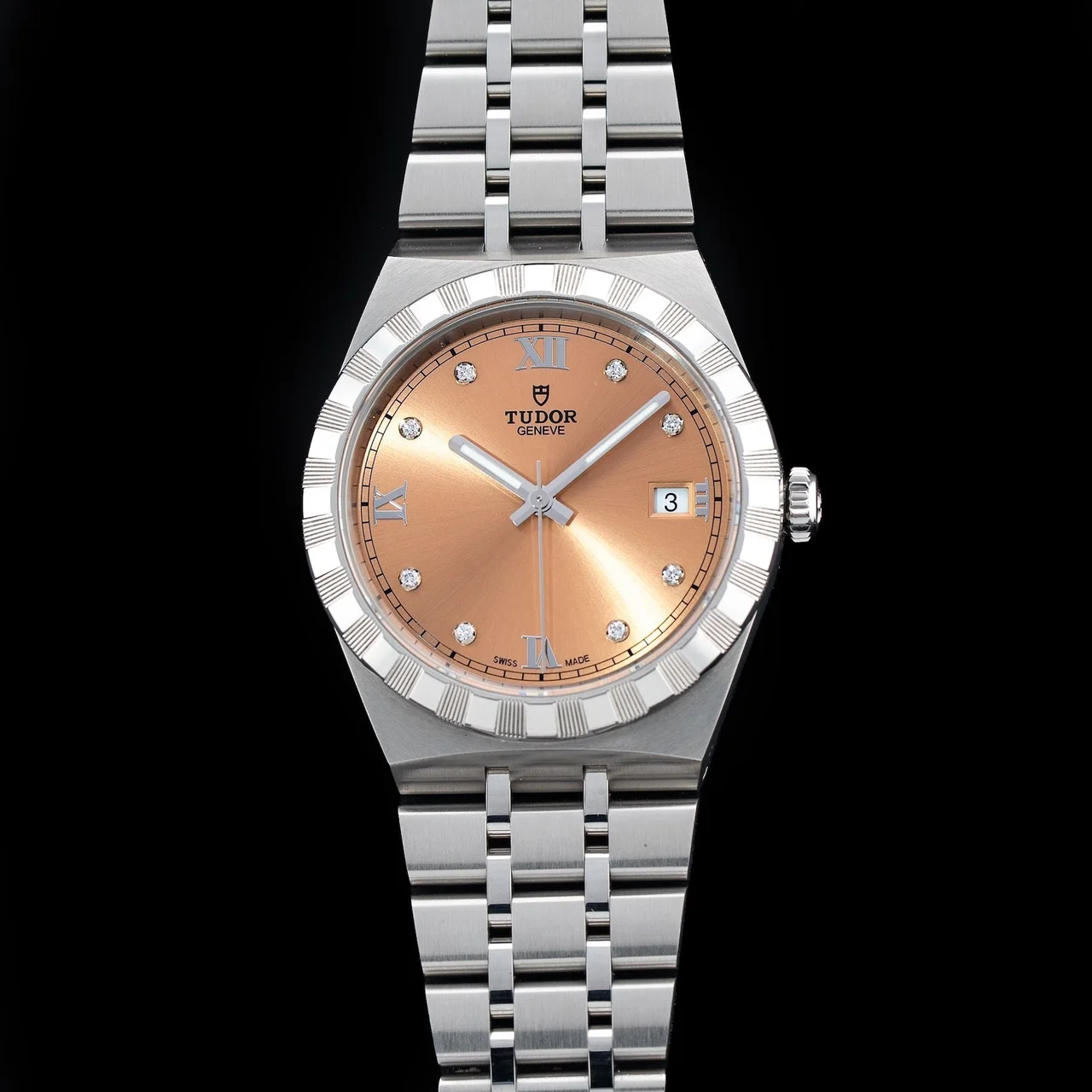 Tudor Royal 38mm Steel Salmon 210009N33994 38 mm kol saati