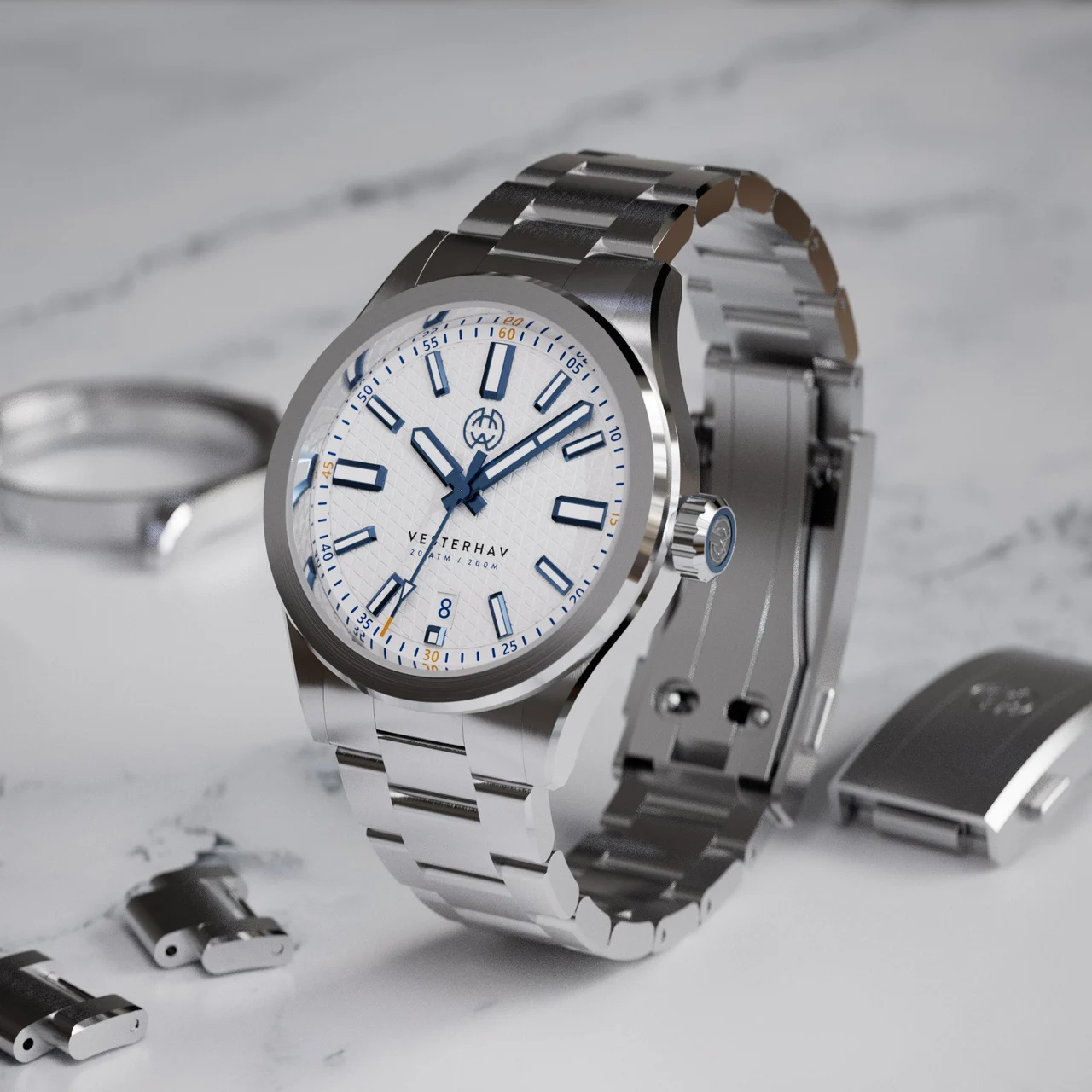 Henry Archer Vesterhav HAC-VES-HWT-3LI 38 mm kol saati