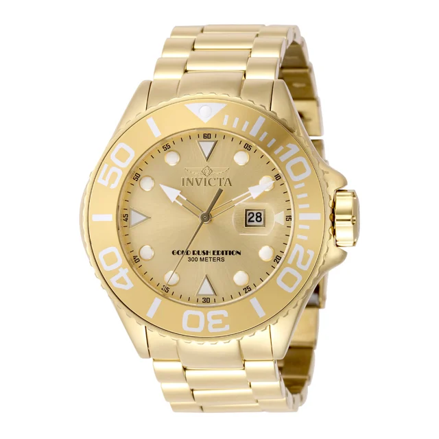 Invicta Reserve Grand Diver Gold Rush Swiss Ronda 515 Caliber Watch - 52mm. Gold (48613) k