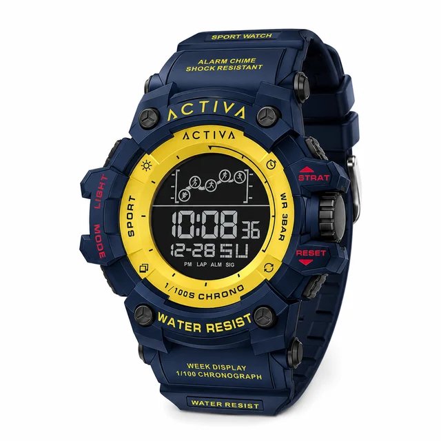 Activa Summit X Invicta Digital Watch - 50mm. Dark Blue (ACW8082-017) kol saati