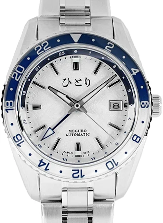 Hitori Meguro GMT Fuyu White MGRGMTFW/HT kol saati