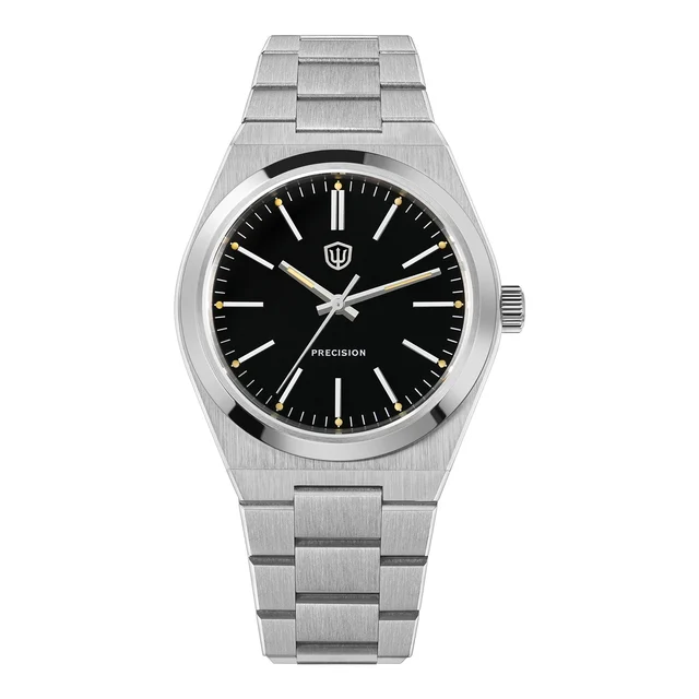 Cronos Watch Store Cronos Watch Store WD0012B-搪瓷黑面-三株钢带 kol saati