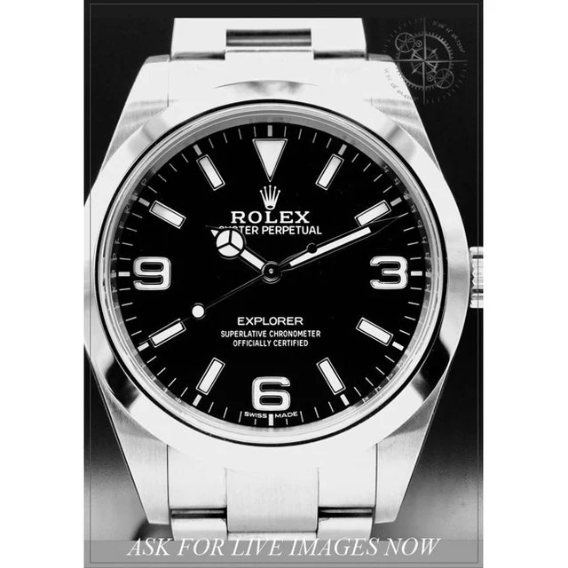 Rolex Explorer Black Arabic Dial 210000080956 kol saati