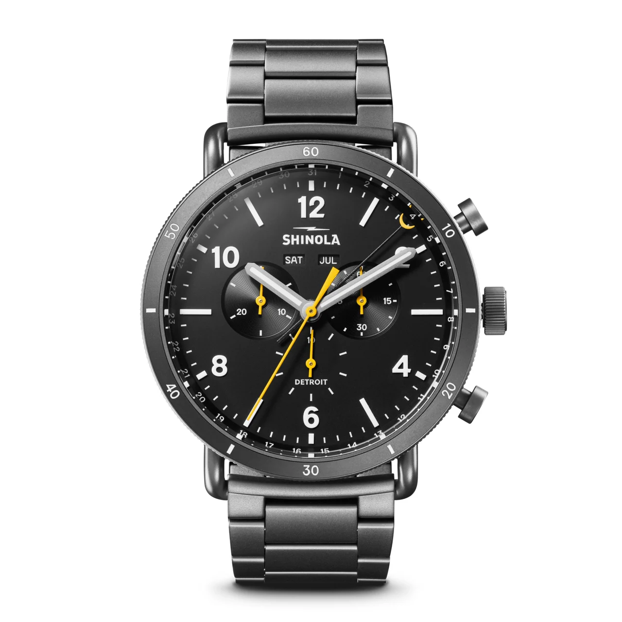 Shinola Canfield S0120224031-1-Blk-45-USA 45 mm kol saati