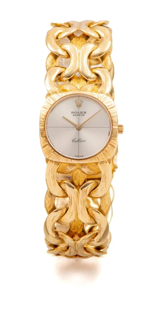 Rolex Ref. 3878, bracelet-watch; “Cellini”; 18K yellow gold kol saati