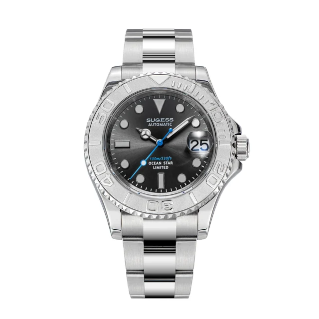 Sugess Ocean Star S450 YM Diver Watch NH35 Stainless-Steel Bezel Bl kol saati