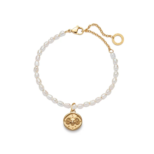 Default Set Aries Charm und Armkette Gold PH-JE-1418 kol saati