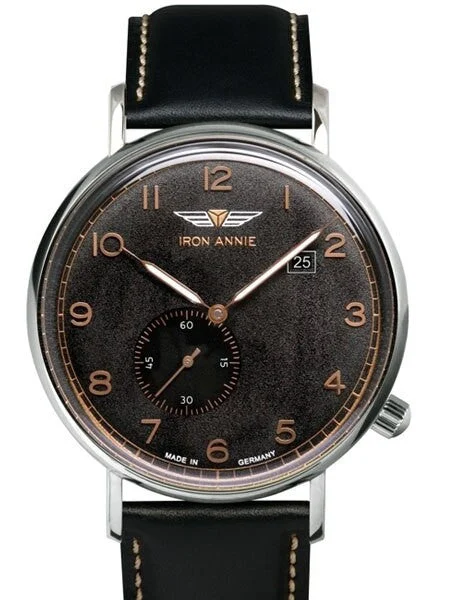 Iron Annie Amazonas Impression Swiss Quartz Dress Watch with Small Seconds, Date #5934-2 41 mm kol saati