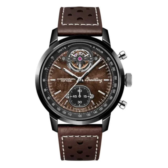 Breitling Top Time B21 SB21252A1Q1X1 44mm Brown Ceramic Chro kol saati