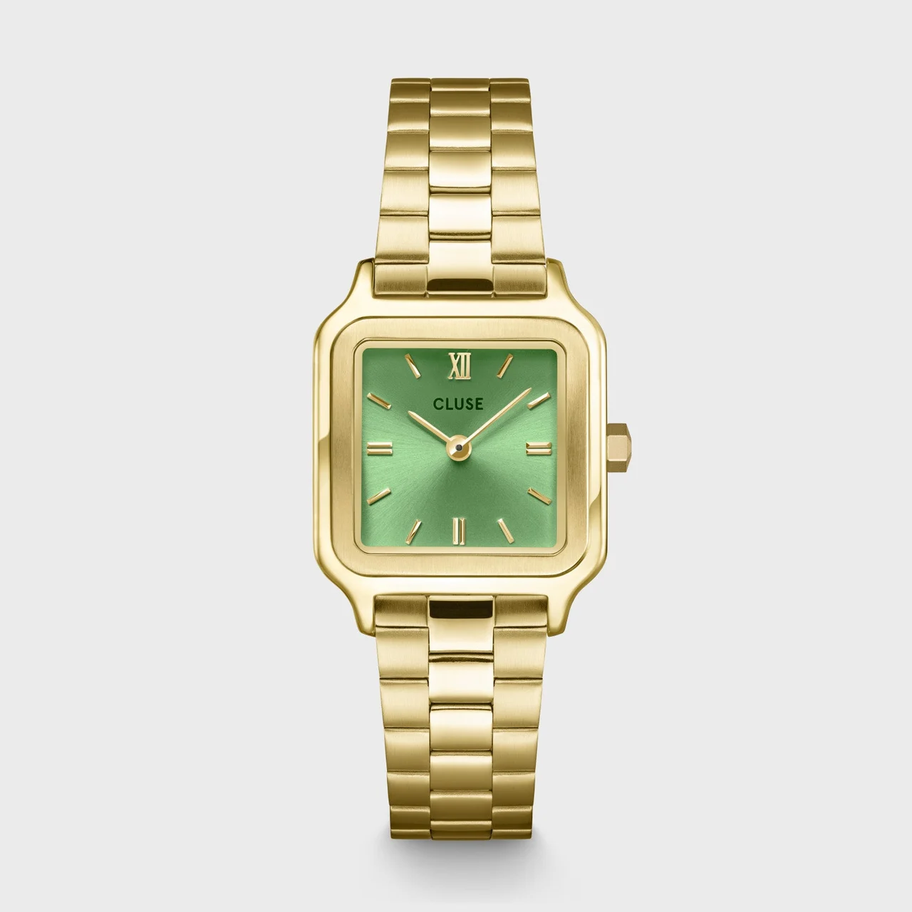 CLUSE Gracieuse Petite Watch Steel, Light Green, Gold Colour CW11809 kol saati