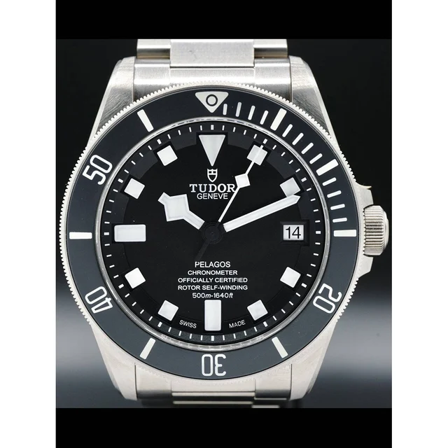 Tudor Pelagos Titanium Chronometer Automatic Black Dial 25600TN 210000027376 kol saati