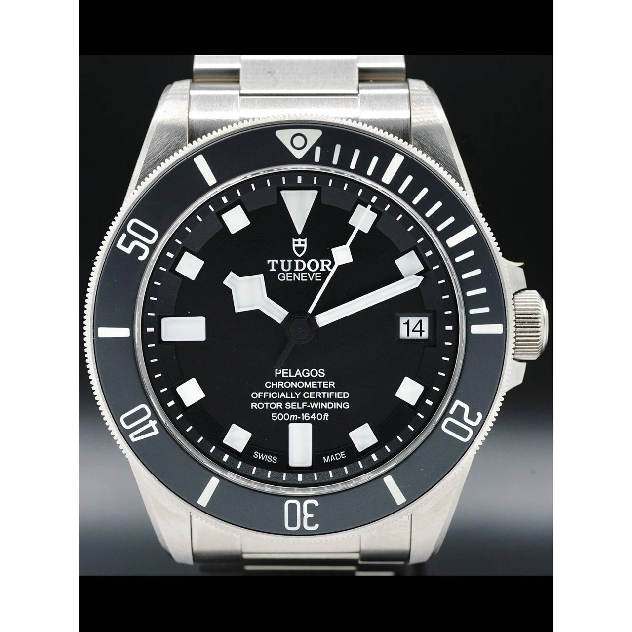 Tudor Pelagos Titanium Chronometer Automatic Black Dial 25600TN 210000027376 42 mm kol saati