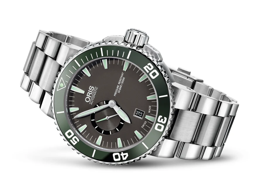Oris Aquis Small Second, Date 01 743 7673 4137-07 8 26 01PEB 46 mm kol saati