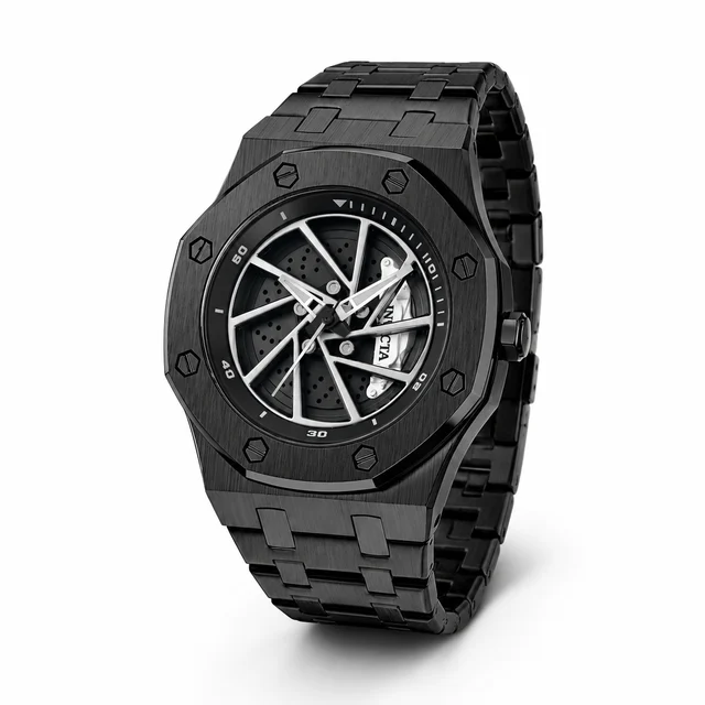 Invicta Speedway Rim Watch - 42mm, Black (70037) kol saati