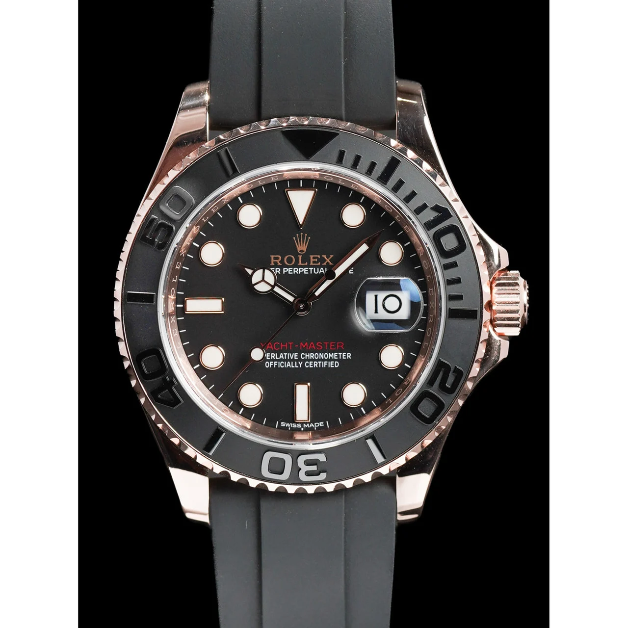 Rolex Oysterflex Black 210009N28684 40 mm kol saati