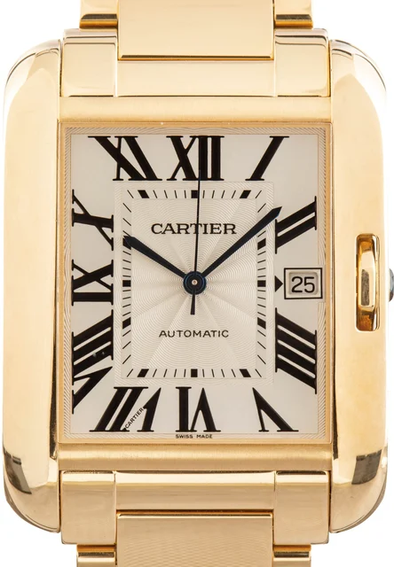 Cartier Tank Anglaise Ref W5310018 Yellow Gold kol saati
