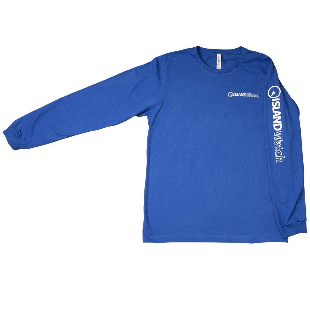 Island Watch Long-Sleeve T-Shirt in Royal Blue #LSTS-B LSTS-B-S kol saati