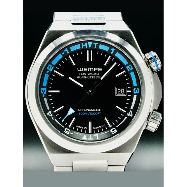 Glashutte Original Wempe Glashütte WI210001-002406 Iron Walker 210000057041 kol saati