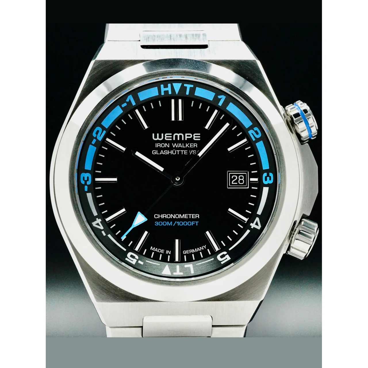 Glashutte Original Wempe Glashütte WI210001-002406 Iron Walker 210000057041 42 mm kol saati