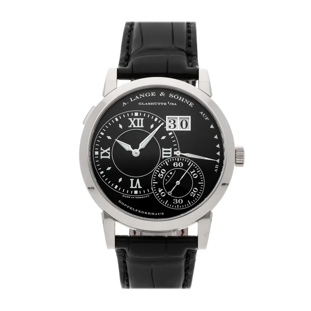 A. Lange & Sohne Lange & Söhne Lange 1 115.029 41MM White Gold Black Dial A. Lange & Söhne