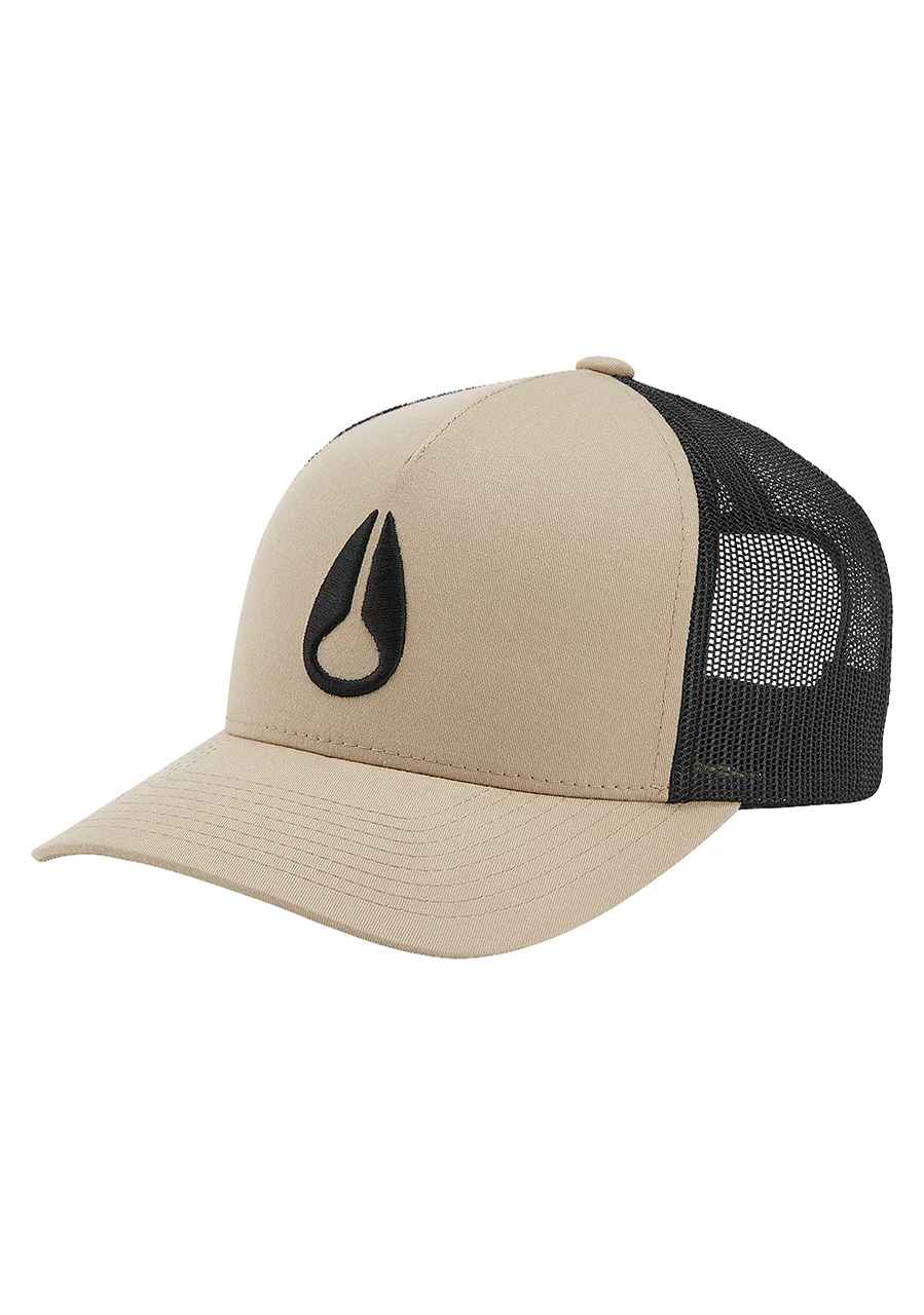 Nixon US Iconed Trucker Hat - Khaki / Black C1862-1350-00 kol saati